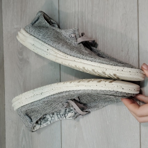 Hey Dude Womens Wendy L Linen Iron Loafer Slip on shoes sz 11 - Picture 9 of 12